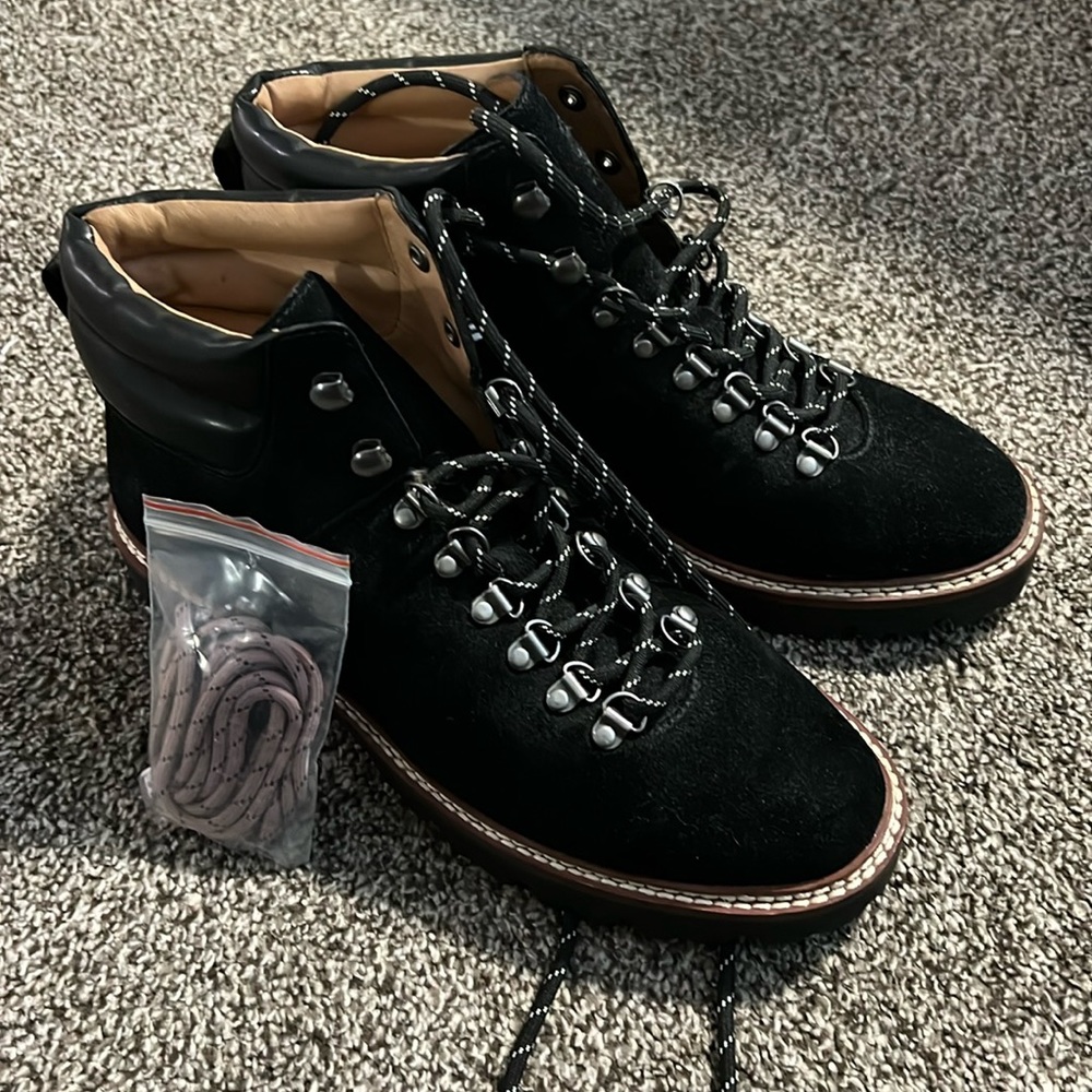 Madewell Leather Citywalk Lugsole Hiker Boots Woman’s Size 8.5 New